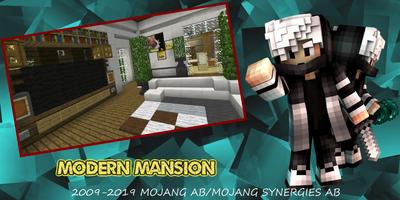 Map Modern Mansion poster