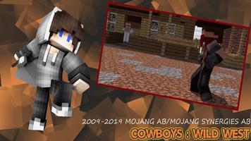 Wild West Map: Horses for MCPE captura de pantalla 3