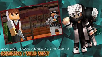 Wild West Map: Horses for MCPE captura de pantalla 1