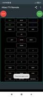 Remote for Hitachi Tv скриншот 2