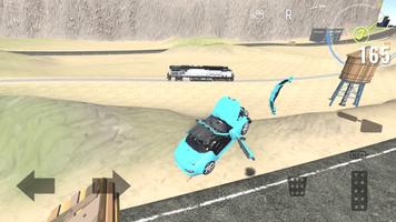 Car Crash Train syot layar 1