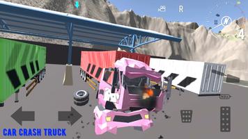 Car Crash Truck Affiche