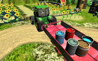 Offroad Tractor Trolley Farming Simulator ảnh chụp màn hình 1