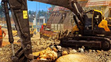 Excavator Dozer Simulator Game poster