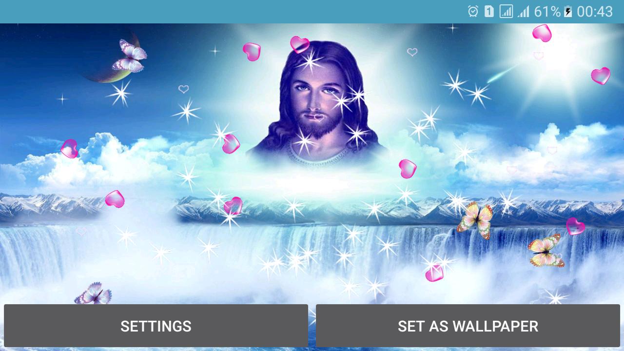 App gods. Jesus Live Wallpaper.