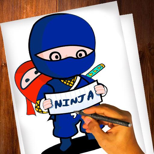 Easy how to draw hattori anime and manga