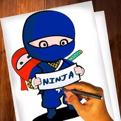 Easy how to draw hattori anime and manga