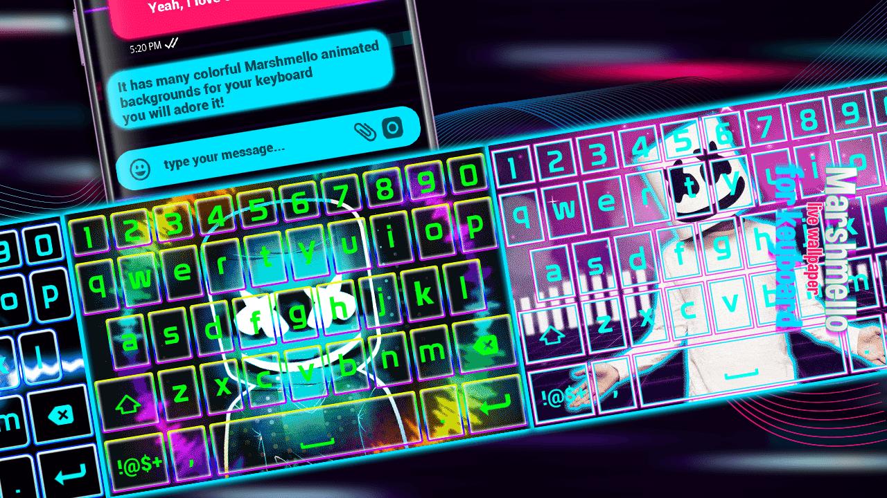 Marshmello خلفيات متحركة لوحة المفاتيح APK للاندرويد تنزيل