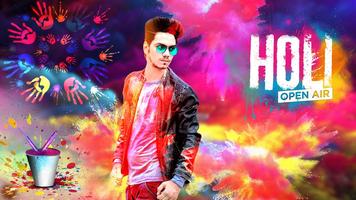 Happy Holi Photo Editor 2019 capture d'écran 1