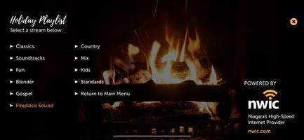 برنامه‌نما Holiday Fireplace عکس از صفحه