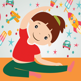 Kinderen geschiktheid - Yoga-icoon