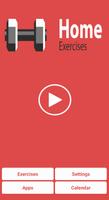 Dumbbells Home Exercises Plakat