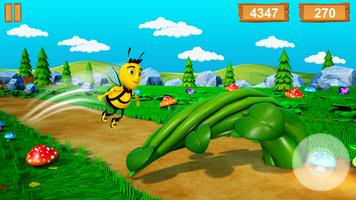 Hexa Bee Endless Runner स्क्रीनशॉट 1