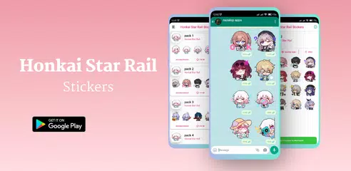 Honkai Star Rail Stickers APK download