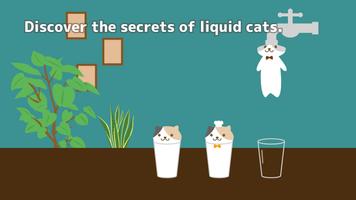 Liquid Cat Puzzle Affiche