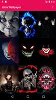 Joker Wallpaper-Skull Backgrou Affiche