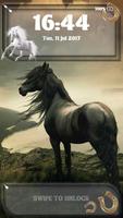 Horse Pattern Lock Screen poster