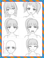 Poster How To Draw Anime Characters Tutorial