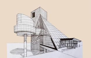वास्तुकला स्केच कैसे आकर्षित करें स्क्रीनशॉट 1