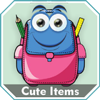 How to Draw Cute Items Step by Step Offline أيقونة