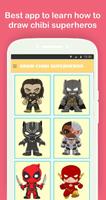 How to Draw Chibi Superheroes Step by Step Affiche