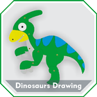 Easy Dinosaurs Drawing Tutorial Step by Step biểu tượng