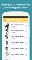 How to Draw Dragon Tattoo Step by Step Affiche