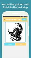 How to Draw Dragon Tattoo Step by Step capture d'écran 3