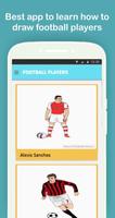 How to Draw Football Players Step by Step Affiche