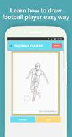 How to Draw Football Players Step by Step capture d'écran 1