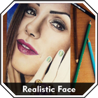 How to Draw Realistic Human Face Step by Step icône