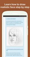 How to Draw Realistic Human Face Step by Step capture d'écran 2