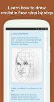 How to Draw Realistic Human Face Step by Step تصوير الشاشة 2