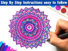 برنامه‌نما How To Draw Mandalas عکس از صفحه