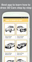 How to Draw 3D Cars Easy Step by Step Offline poster