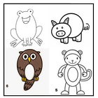 Comment dessiner des animaux icône