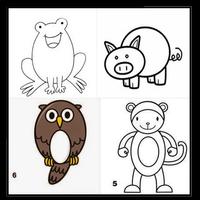 Comment dessiner des animaux Affiche