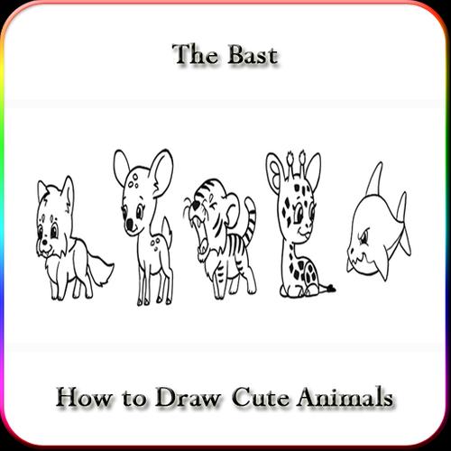 How To Draw Cute Animals For Android Apk Download First, simply observe them in order to identify the simple geometric shapes that make them up.