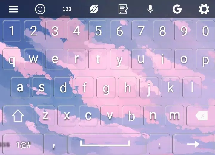 Sfondo rosa cielo estetico della tastiera APK per Android Download