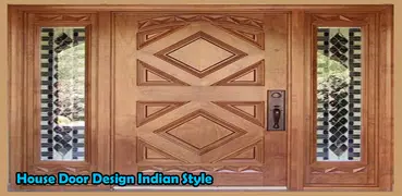 Diseño de puerta de casa Estilo indio