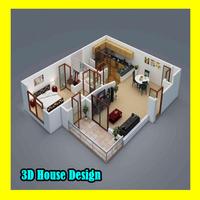 Maison 3D Design Affiche