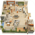 3D House Floor Plans icon