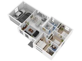 Kế hoạch sàn nhà 3D ảnh chụp màn hình 1