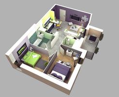 خطط البيت 3D البيت تصوير الشاشة 2