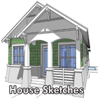 하우스 스케치 아이콘