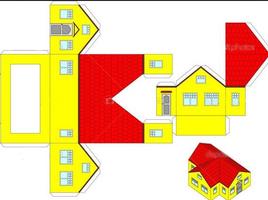 House Papercraft Template Idea capture d'écran 1