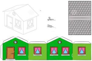 House Papercraft Template Idea screenshot 2