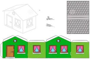 House Papercraft Template Idea capture d'écran 2