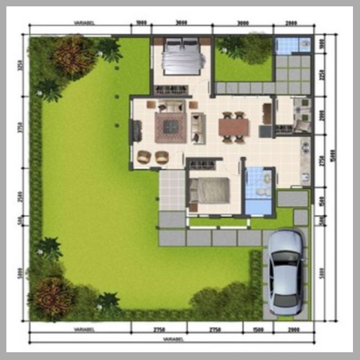 House Plan Drawing Simple