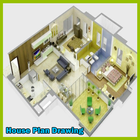 House Plan Drawing Ideas أيقونة